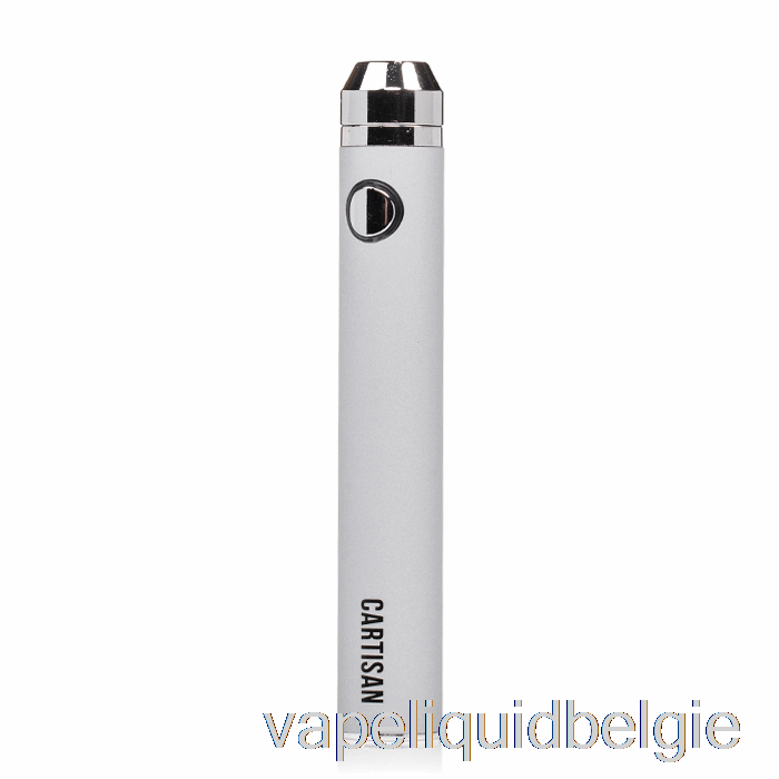 Vape Liquid Cartisan Button Vv 1300 510 Batterij Zilver